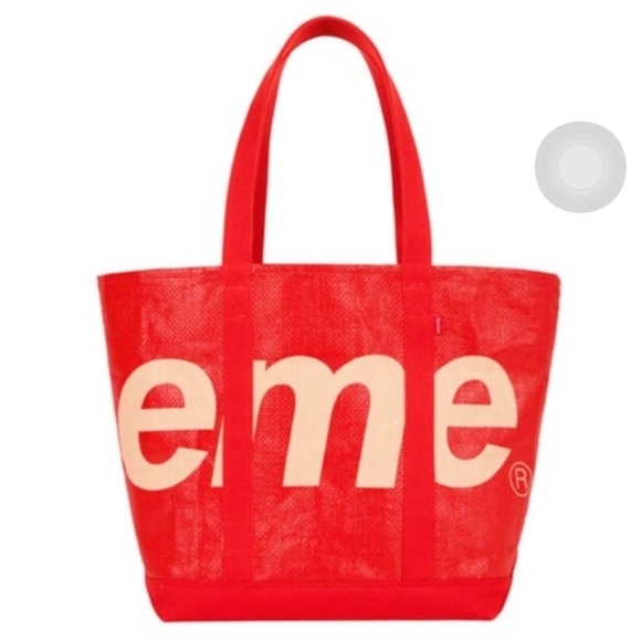 Supreme Raffia Tote Red - Picture 6 of 6